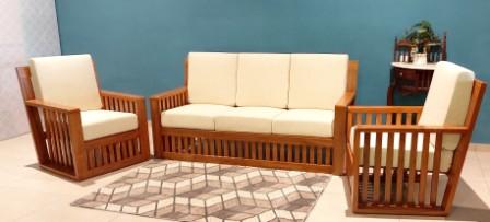 Karat Teak Wood Sofa Set